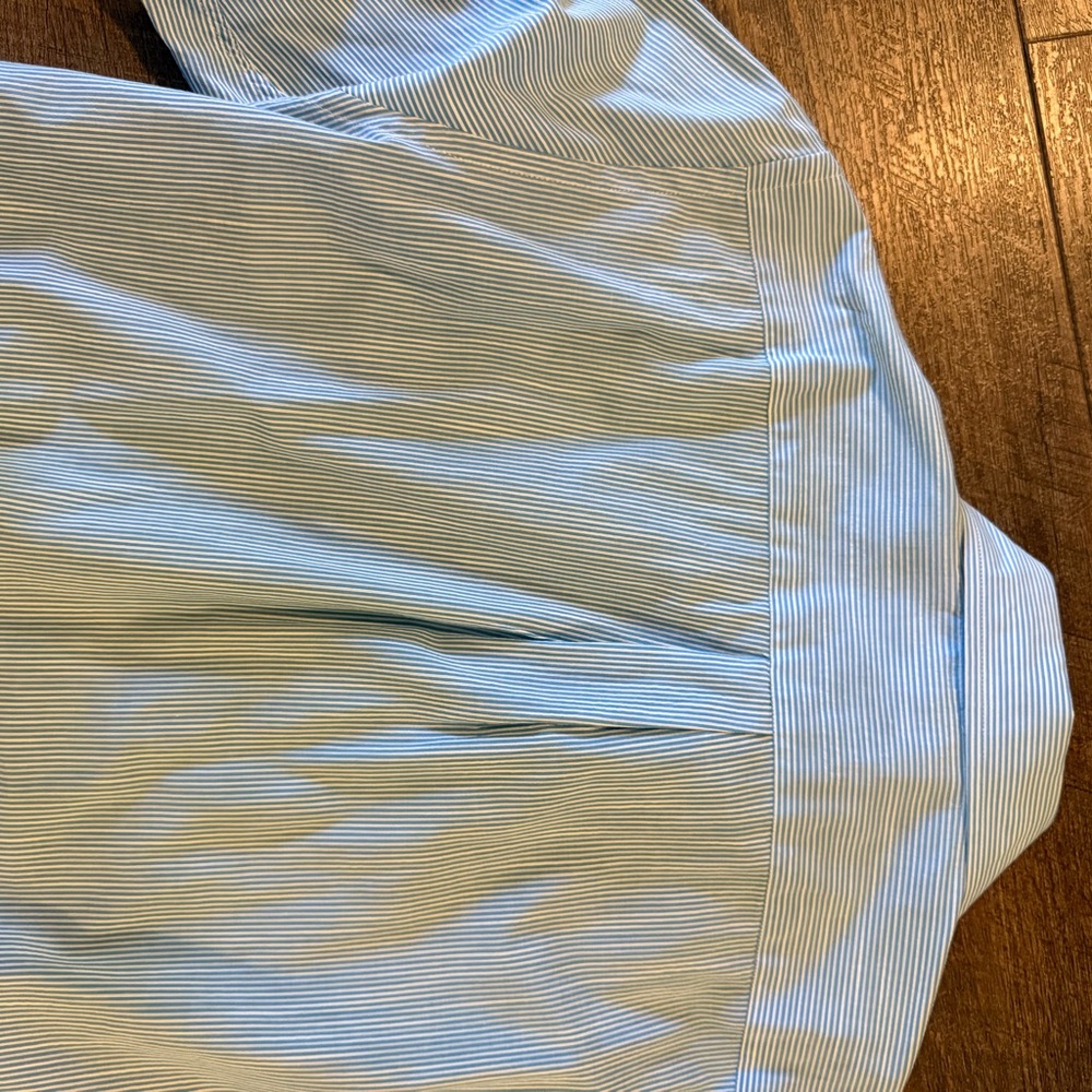 Harmont & Blaine Light Blue Striped Men's Shirt - Picture 4 of 4